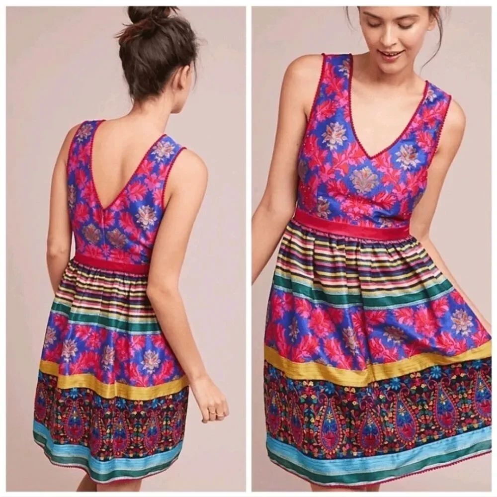 Anthropologie Francesca Dress by Payal Jain NWOT Size 14